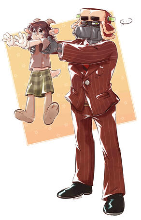 shaded full body